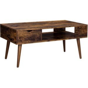 Rustic stiliaus kavos staliukas su stačiumi 1