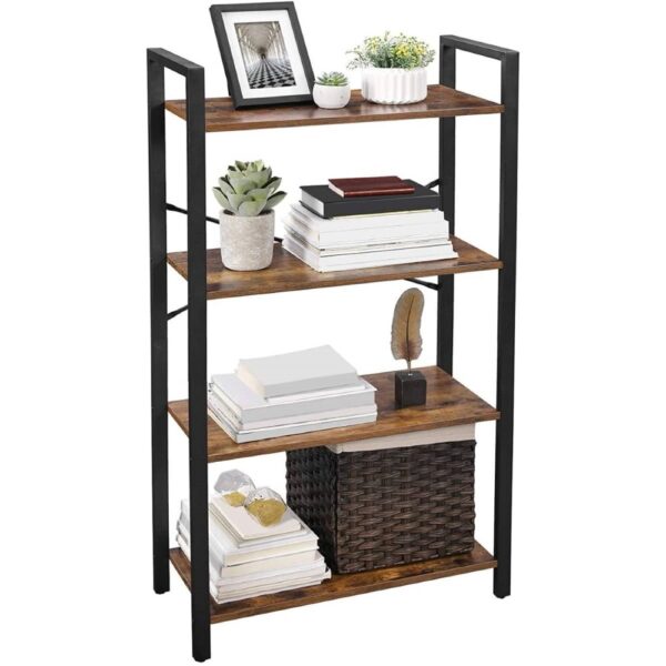 Lentyna industrinio stiliaus pastatoma “rustic” ruda 4 dalių