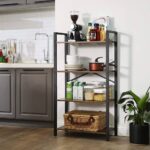 Lentyna industrinio stiliaus pastatoma “rustic” ruda 4 dalių