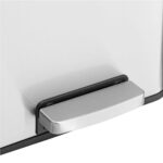 Dviguba šiukšlių dėžė nerūdijančio plieno 48L