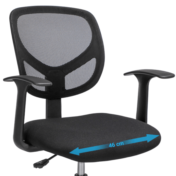 Ergonominė biuro kėdė su atrama kojoms (5)
