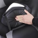 Ergonomiška biuro žaidimų kėdė patogi juoda pilka