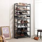 Plieninė batų lentyna penkių skyrių juodos spalvos (1)