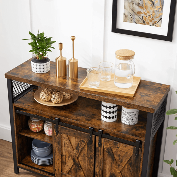 Pramoninio “rustic” stiliaus komoda | 80 x 33 x 100 cm