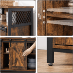 Pramoninio “rustic” stiliaus komoda | 80 x 33 x 100 cm