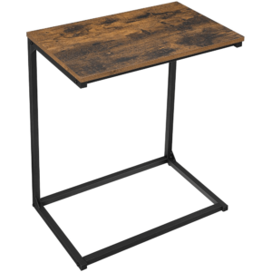 Šoninis kavos staliukas žurnalams | Naktinis staliukas | Rustik ruda