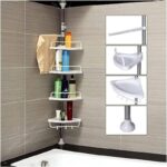 Teleskopinė universali vonios lentynėlė