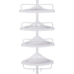 Universali kampinė vonios lentynėlė 4 aukštų