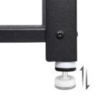 Baro stalas industrinio “rustic” stiliaus metaliniu rėmu | 120 x 60 x 90 cm