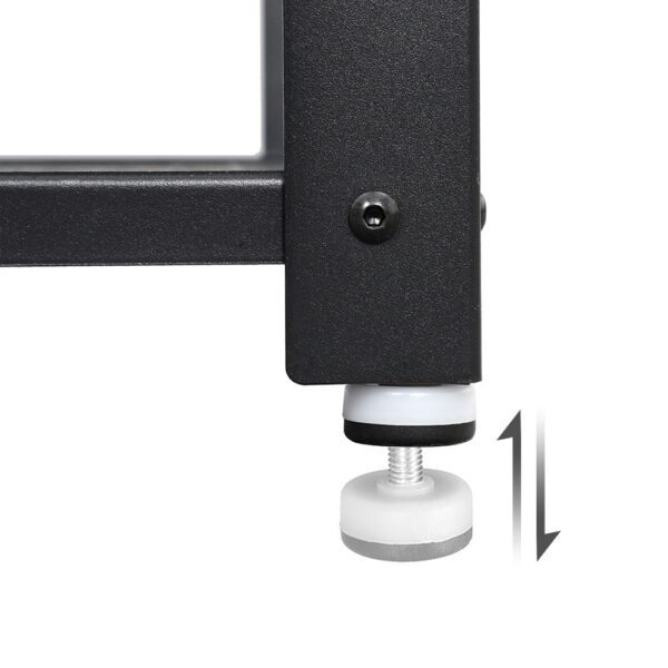 Baro stalas industrinio “rustic” stiliaus metaliniu rėmu | 120 x 60 x 90 cm