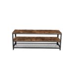 Ilga industrinio “rustic” stiliaus TV spintelė-staliukas | 40 x 140 cm