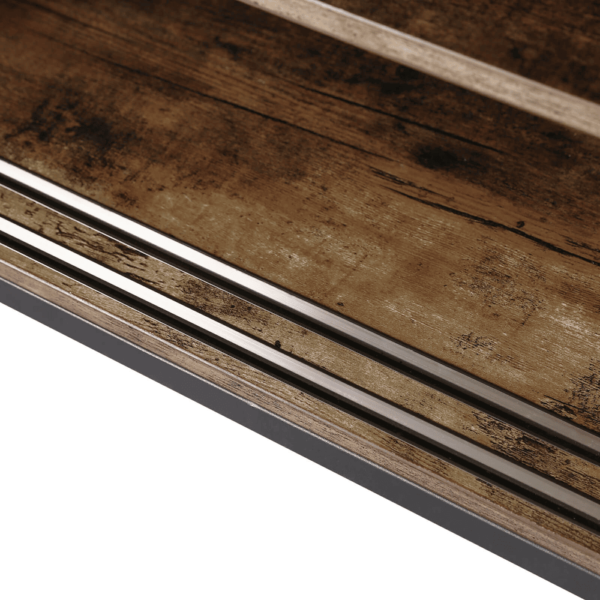 Industrinio “rustic” stiliaus TV staliukas 48 colių ekranui | 40 x 100 cm