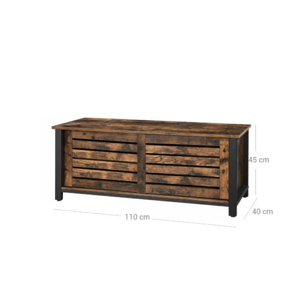 Industrinio “rustic” stiliaus TV staliukas 48 colių ekranui | 40 x 100 cm
