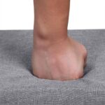 Batų suoliukas industrinio stiliaus | 10 porų batų lentyna | Balta