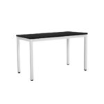 Modernus kompiuterio biuro stalas juodu stalviršiu 60 x 120 cm