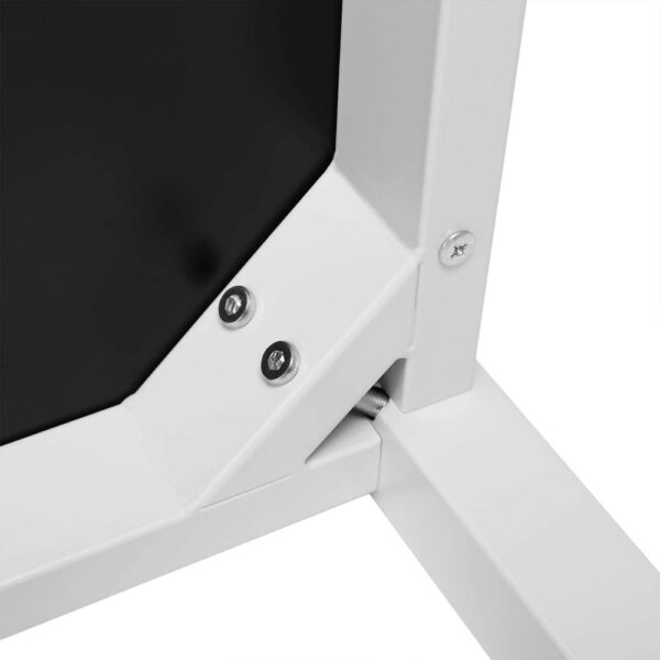 Modernus kompiuterio biuro stalas juodu stalviršiu 60 x 120 cm