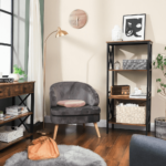 Industrinio stiliaus pastatoma lentyna | 32 x 56 x 131 cm | “Rustic” ruda