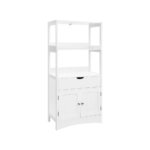 Balta vonios spintelė su 2 atvirais skyriais