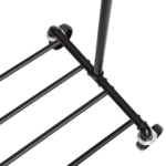 Tvirta industrinio stiliaus drabužių kabykla | Juoda | 90 kg