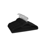 Juoda aksominė pakaba paltams 20 vnt.