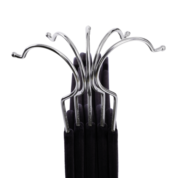 Juoda aksominė pakaba paltams 20 vnt.