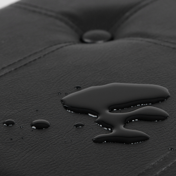 Juodas 110cm  pufas su daiktadėže