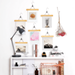 Medinės kelnių pakabos 12vnt.3