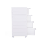 Nišinė lentyna ant ratukų su 4 stalčiais