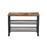 Batų lentyna “Rustic” | Pramoninio stiliaus suoliukas batams