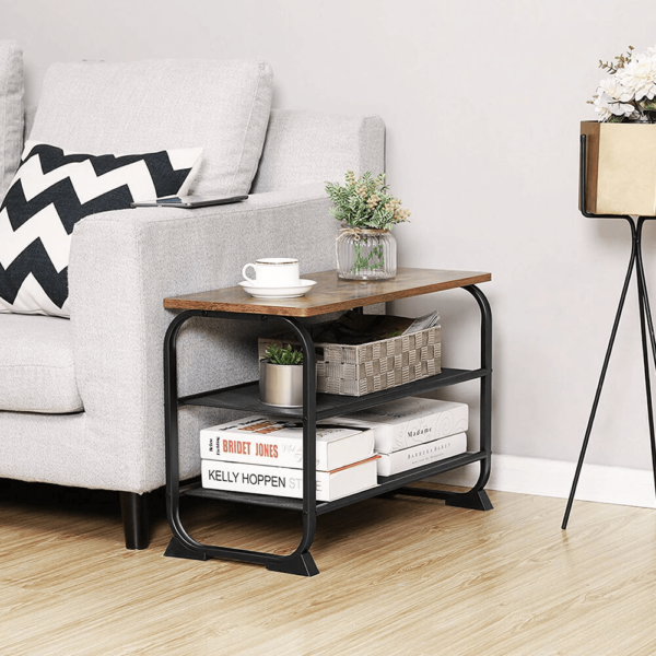 Batų lentyna “Rustic” | Pramoninio stiliaus suoliukas batams