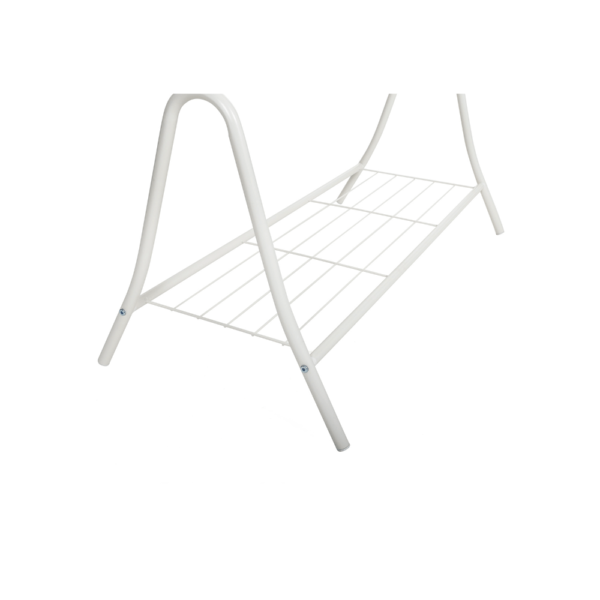 Stilinga balta drabužių kabykla