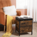 Sendintas rustic pufas | Industrinio stiliaus taburetė