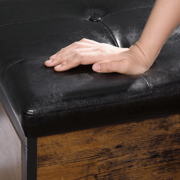 Sendintas rustic pufas | Industrinio stiliaus taburetė