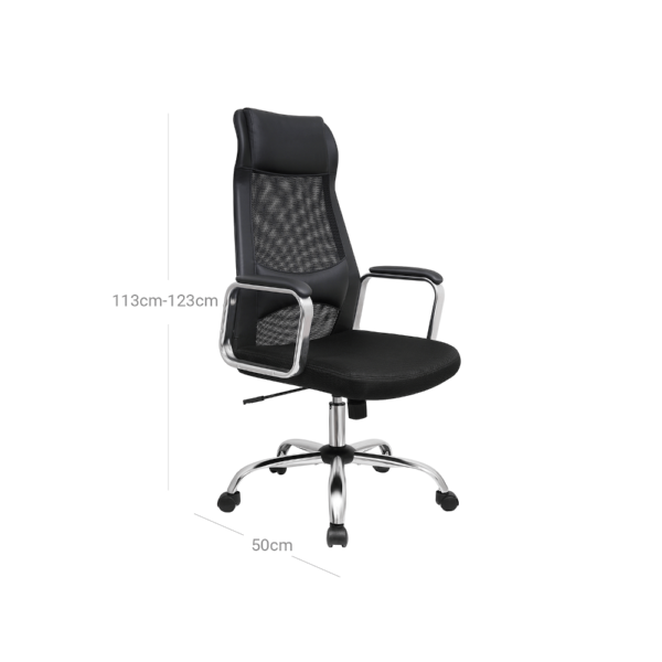 Ergonomiška biuro kėdė su kvėpuojančiu atlošu