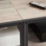 Pramoninio stiliau TV staliukas | Iki 70 colių televizoriui | 39 x 160 cm | Pilka