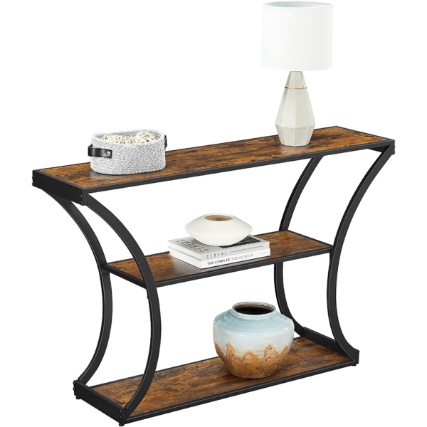 Modernus “rustic” stiliaus konsolinis staliukas | 30 x 120 cm