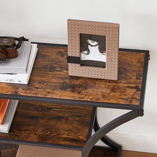 Modernus “rustic” stiliaus konsolinis staliukas | 30 x 120 cm
