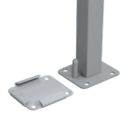 Rusvos spalvos šoninė markizė 200 x 300 cm