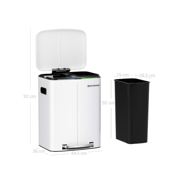 Šiukšlių dėžė “Mülleimer” 40 litrų (2 x 20 L)