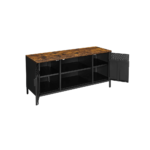 Industrinio stiliau TV staliukas |Iki 55 colių televizoriui | 40 x 120 cm | Ruda