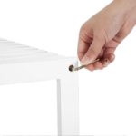 Bambukinė 5 pakopų lentyna vonios kambariui