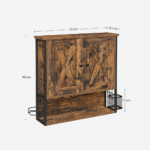 Pakabinama sienos vonios spintelė