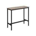 Industrinio stiliaus baro stalas | 40 x 100 cm | “Rustic” pilka