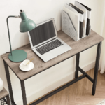 Industrinio stiliaus baro stalas | 40 x 100 cm | “Rustic” pilka