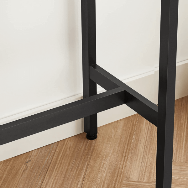 Industrinio stiliaus baro stalas | 40 x 100 cm | “Rustic” pilka