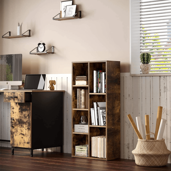 Universali Vertikali-Horizontali pastatoma lentyna | 50 x 24 x 106 cm | Ruda