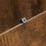 Industrinio stiliaus batų spintelė su 2 atverčiamomis lentynomis