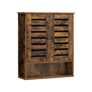 Sieninė vonios spintelė su 2 durimis