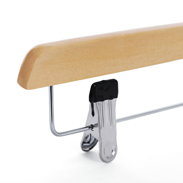 Medinių pakabų rinkinys kelnėms 8 vnt