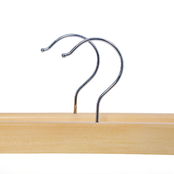 Medinių pakabų rinkinys kelnėms 8 vnt